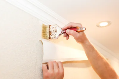 Pose de papier peint à Saint-Longis — revêtements muraux et toiles de verre